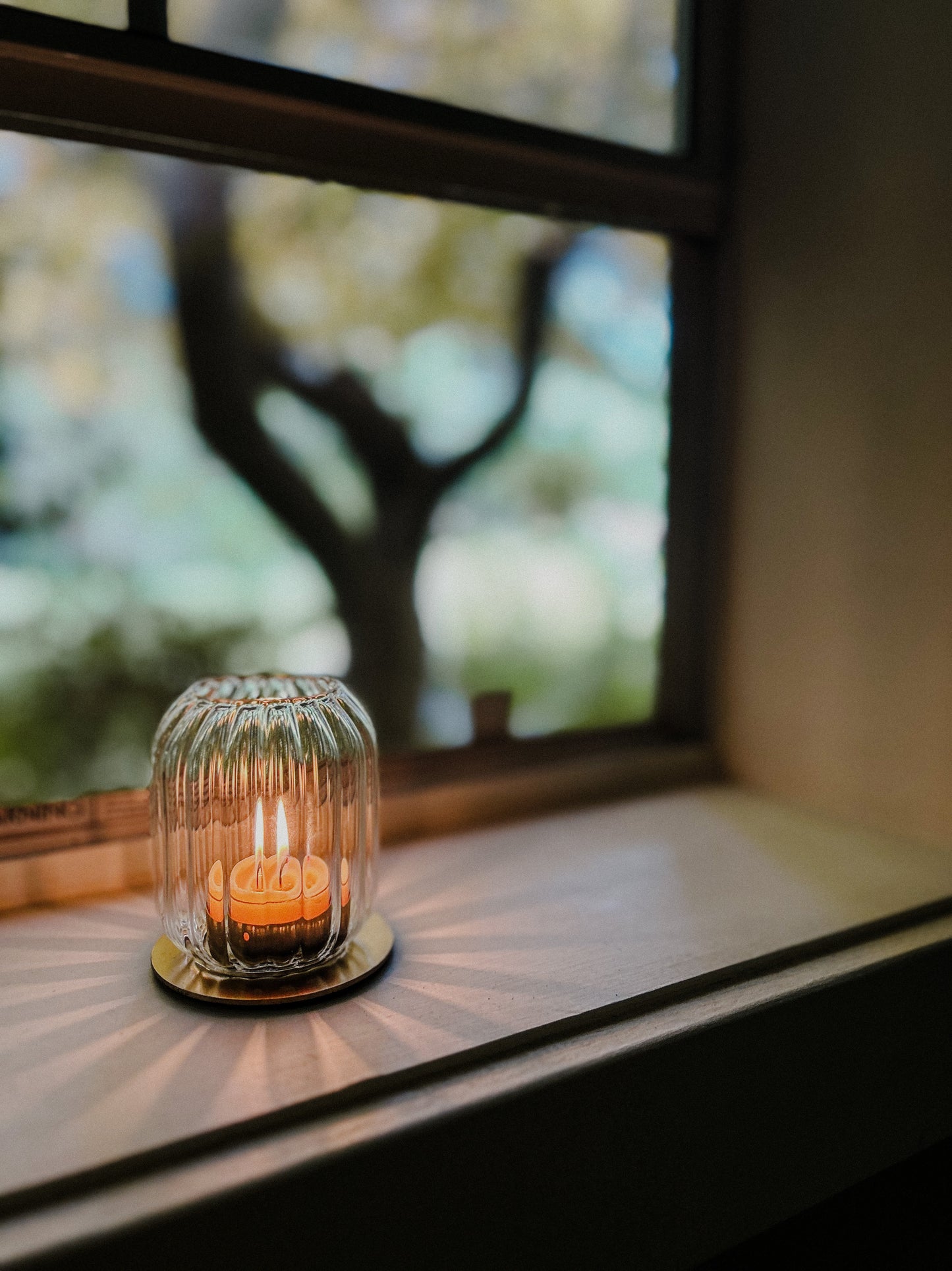 Kira Glass Tealight Lantern - Set of 2